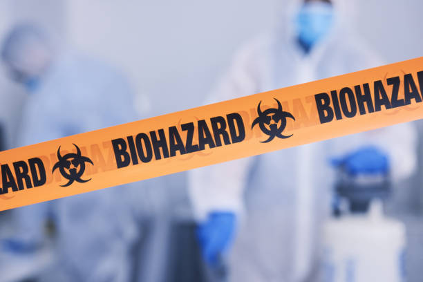 Professional Infectious Disease Decontamination technician working in Marshfield, MA